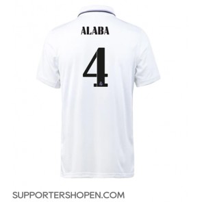 Real Madrid David Alaba #4 Hemma Matchtröja 2022-23 Kortärmad